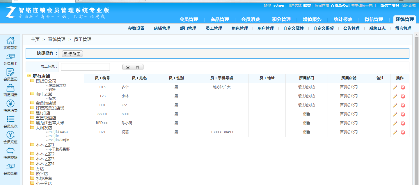 智絡連鎖會員管理系統